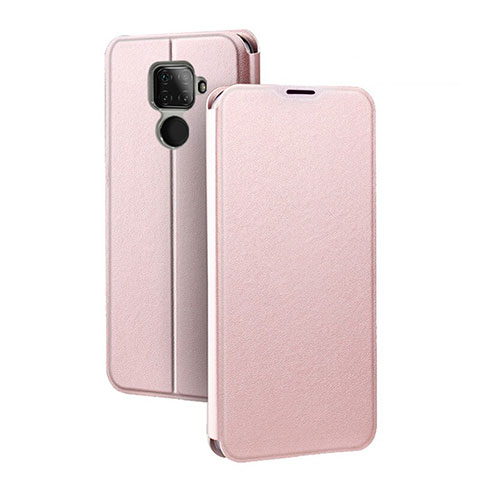 Handytasche Stand Schutzhülle Leder Hülle L03 für Huawei Nova 5i Pro Rosegold