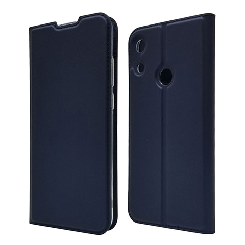 Handytasche Stand Schutzhülle Leder Hülle L03 für Huawei Y6 (2019) Blau