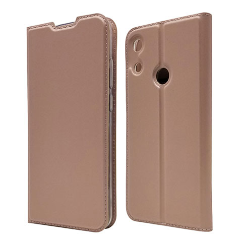 Handytasche Stand Schutzhülle Leder Hülle L03 für Huawei Y6 (2019) Rosegold