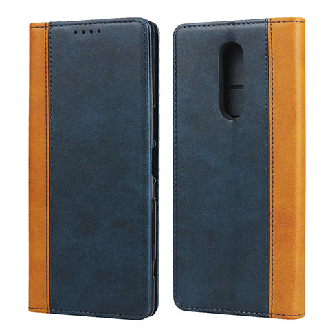 Handytasche Stand Schutzhülle Leder Hülle L03 für Sony Xperia 1 Blau