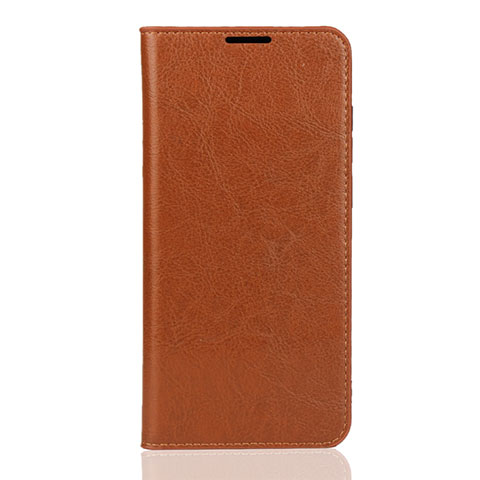 Handytasche Stand Schutzhülle Leder Hülle L04 für Huawei Y7 Pro (2019) Orange