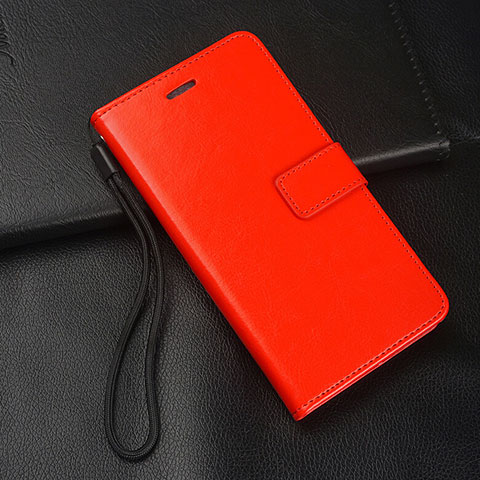 Handytasche Stand Schutzhülle Leder Hülle L04 für Oppo Reno2 Rot