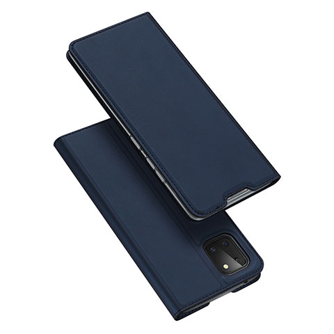 Handytasche Stand Schutzhülle Leder Hülle L04 für Samsung Galaxy M60s Blau