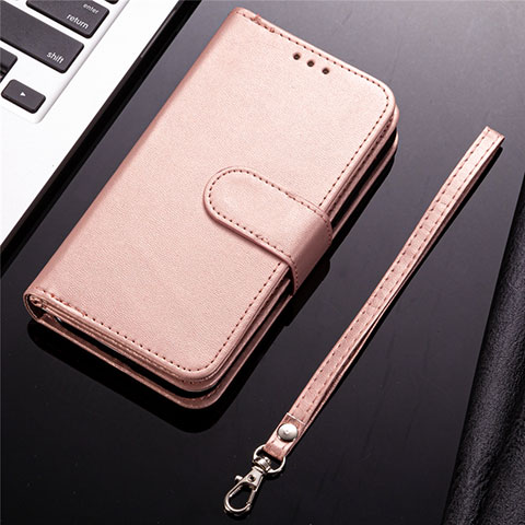 Handytasche Stand Schutzhülle Leder Hülle L04 für Samsung Galaxy S20 Plus 5G Rosegold