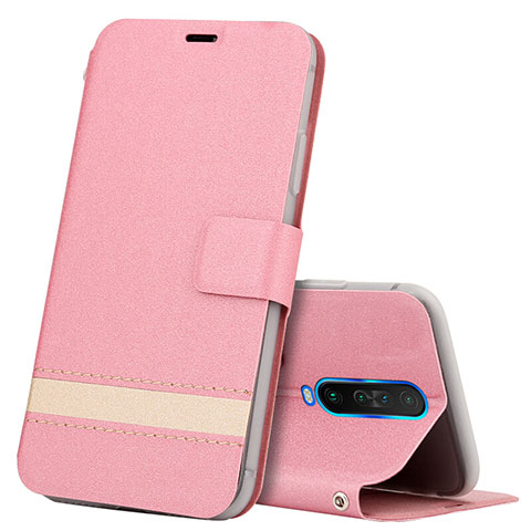 Handytasche Stand Schutzhülle Leder Hülle L04 für Xiaomi Redmi K30 5G Rosa