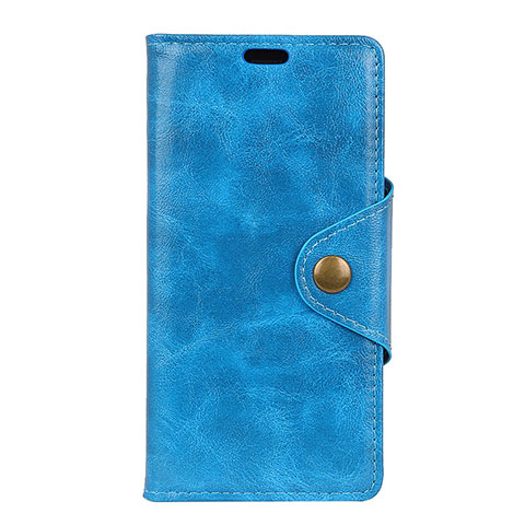 Handytasche Stand Schutzhülle Leder Hülle L05 für Asus Zenfone 5 ZE620KL Blau