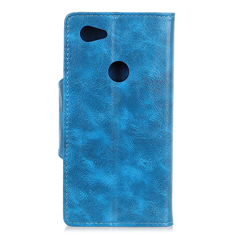 Handytasche Stand Schutzhülle Leder Hülle L05 für Google Pixel 3a XL Blau