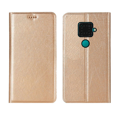 Handytasche Stand Schutzhülle Leder Hülle L05 für Huawei Mate 30 Lite Gold