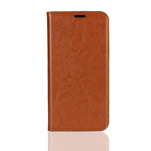 Handytasche Stand Schutzhülle Leder Hülle L05 für Huawei P Smart (2019) Orange