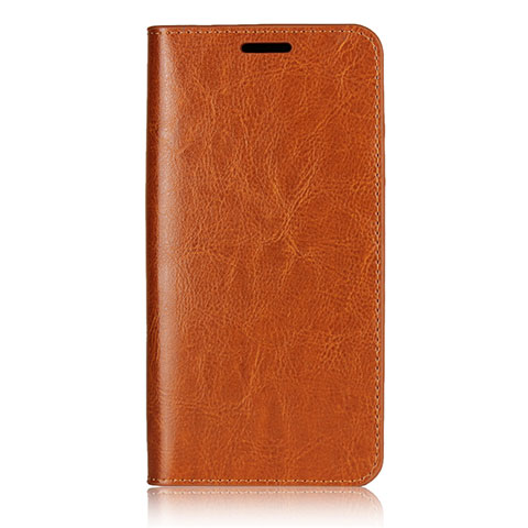 Handytasche Stand Schutzhülle Leder Hülle L05 für Huawei P20 Orange