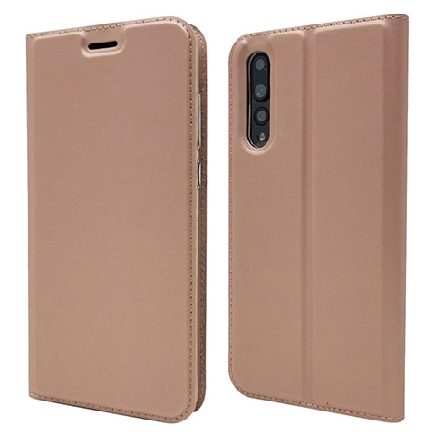 Handytasche Stand Schutzhülle Leder Hülle L05 für Huawei P20 Pro Rosegold