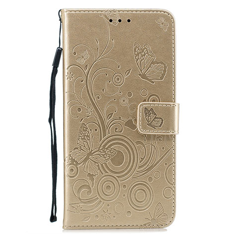 Handytasche Stand Schutzhülle Leder Hülle L05 für Huawei P30 Gold