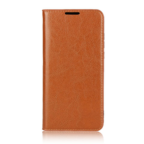 Handytasche Stand Schutzhülle Leder Hülle L05 für Huawei P30 Lite Orange