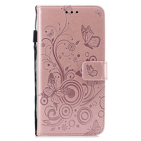 Handytasche Stand Schutzhülle Leder Hülle L05 für Huawei P30 Rosa