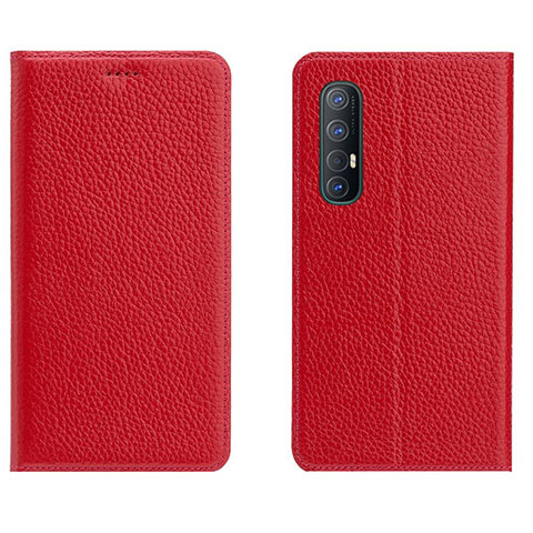 Handytasche Stand Schutzhülle Leder Hülle L05 für Oppo Find X2 Neo Rot