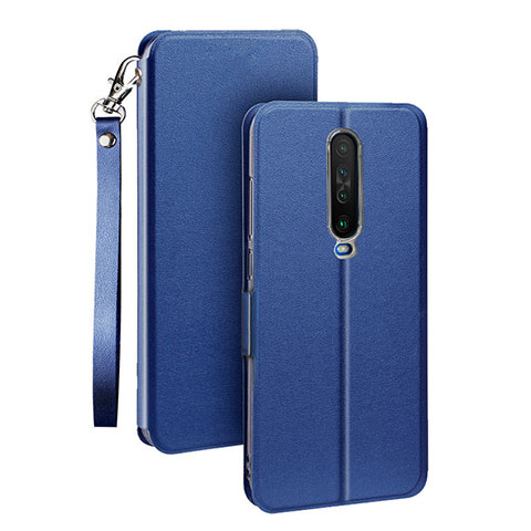 Handytasche Stand Schutzhülle Leder Hülle L05 für Xiaomi Poco X2 Blau