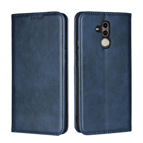 Handytasche Stand Schutzhülle Leder Hülle L06 für Huawei Mate 20 Lite Blau