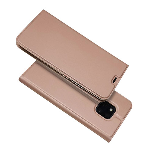 Handytasche Stand Schutzhülle Leder Hülle L06 für Huawei Mate 20 Pro Rosegold