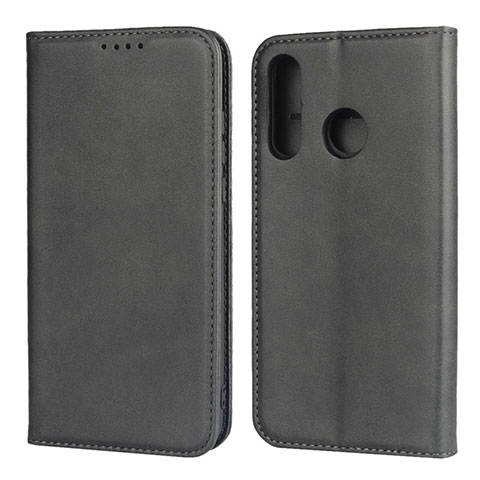 Handytasche Stand Schutzhülle Leder Hülle L06 für Huawei Nova 4e Schwarz