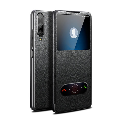 Handytasche Stand Schutzhülle Leder Hülle L06 für Huawei P Smart Pro (2019) Schwarz