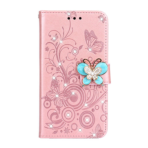 Handytasche Stand Schutzhülle Leder Hülle L06 für Huawei P30 Rosa