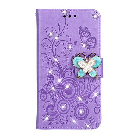 Handytasche Stand Schutzhülle Leder Hülle L06 für Huawei P30 Violett