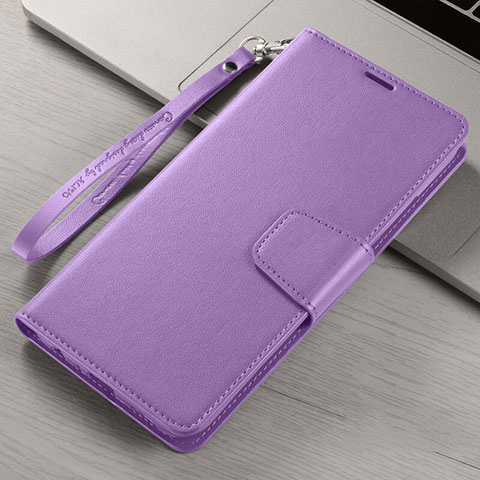 Handytasche Stand Schutzhülle Leder Hülle L06 für Xiaomi Redmi 8A Violett