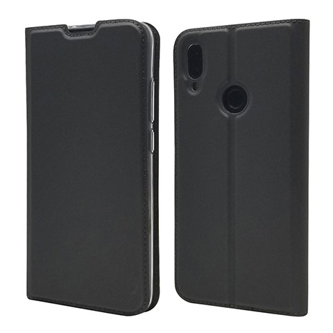 Handytasche Stand Schutzhülle Leder Hülle L06 für Xiaomi Redmi Note 7 Pro Schwarz