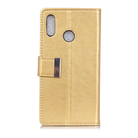 Handytasche Stand Schutzhülle Leder Hülle L07 für Asus Zenfone 5 ZE620KL Gold