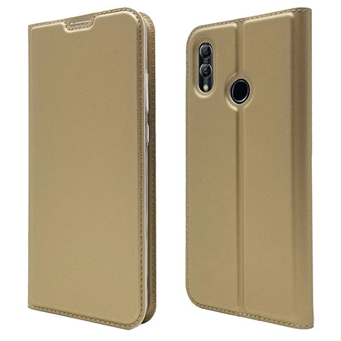 Handytasche Stand Schutzhülle Leder Hülle L07 für Huawei P Smart (2019) Gold