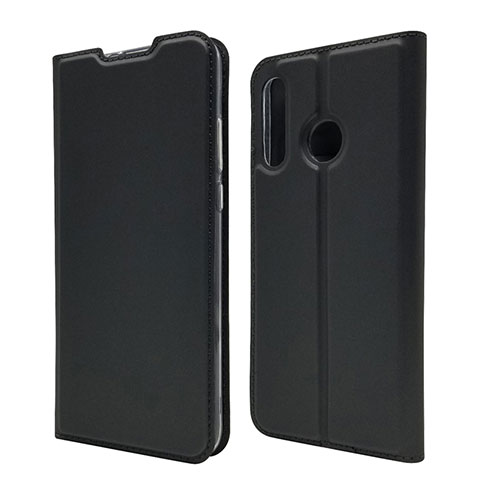 Handytasche Stand Schutzhülle Leder Hülle L07 für Huawei P30 Lite New Edition Schwarz