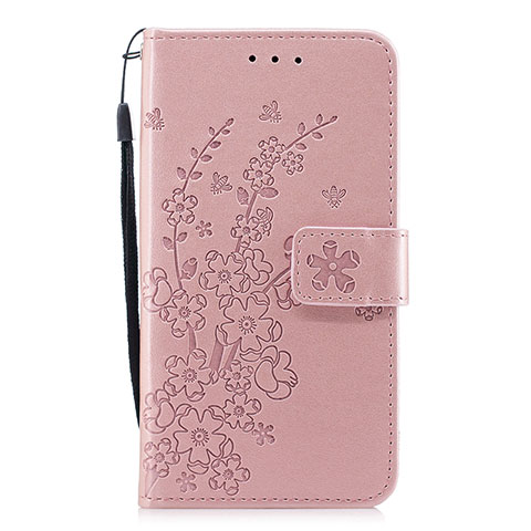 Handytasche Stand Schutzhülle Leder Hülle L07 für Huawei P30 Rosa