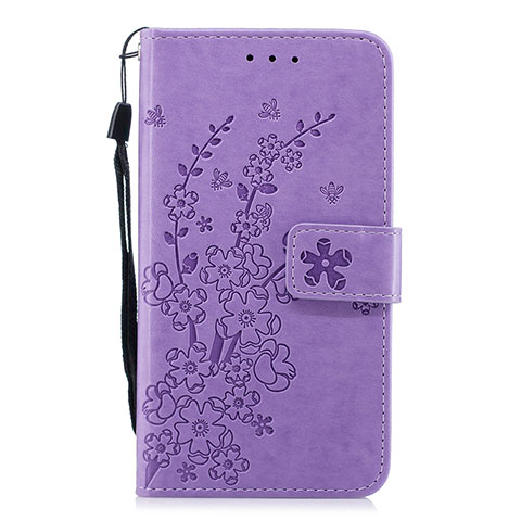 Handytasche Stand Schutzhülle Leder Hülle L07 für Huawei P30 Violett