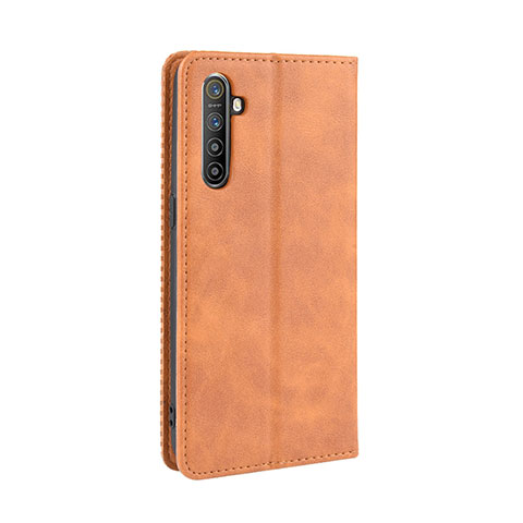 Handytasche Stand Schutzhülle Leder Hülle L07 für Oppo K5 Orange