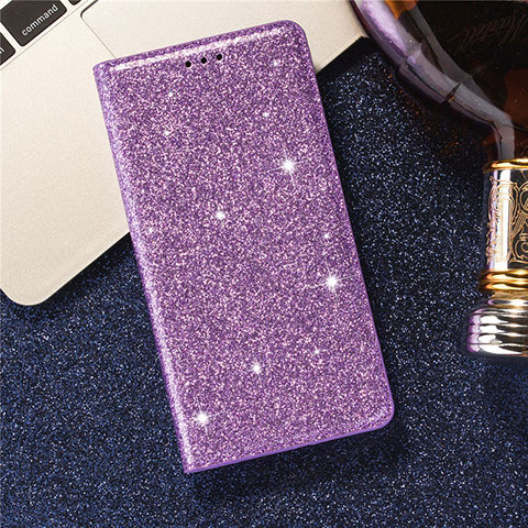 Handytasche Stand Schutzhülle Leder Hülle L07 für Samsung Galaxy S20 Ultra 5G Violett