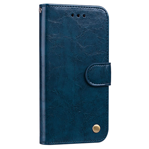 Handytasche Stand Schutzhülle Leder Hülle L08 für Huawei P20 Pro Blau