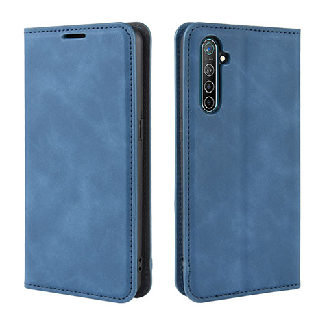 Handytasche Stand Schutzhülle Leder Hülle L08 für Oppo K5 Blau