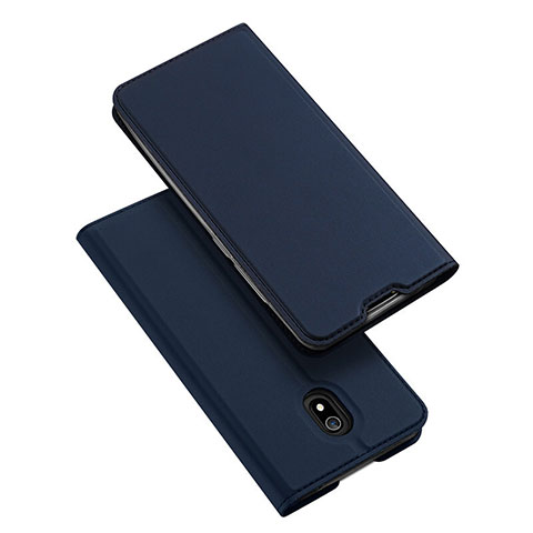 Handytasche Stand Schutzhülle Leder Hülle L09 für Xiaomi Redmi 8A Blau