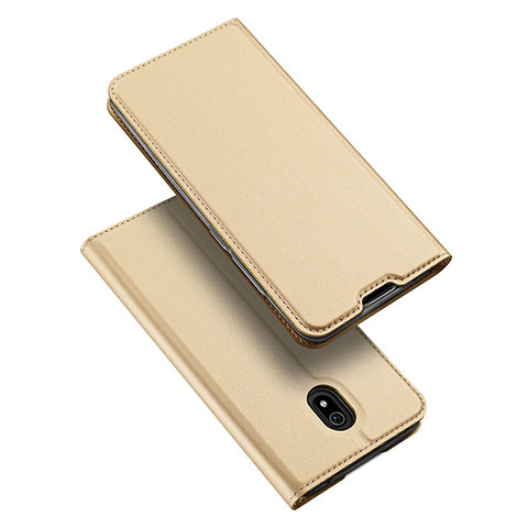 Handytasche Stand Schutzhülle Leder Hülle L09 für Xiaomi Redmi 8A Gold