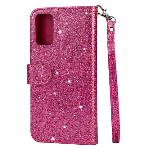 Handytasche Stand Schutzhülle Leder Hülle L10 für Samsung Galaxy S20 Plus 5G Pink