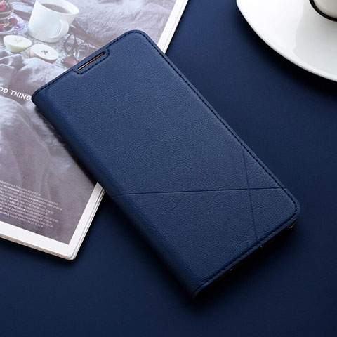 Handytasche Stand Schutzhülle Leder Hülle L11 für Huawei Honor 10 Lite Blau