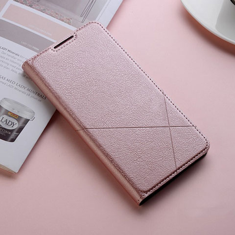 Handytasche Stand Schutzhülle Leder Hülle L11 für Huawei Honor 10 Lite Rosegold