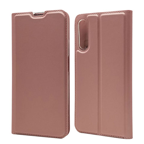 Handytasche Stand Schutzhülle Leder Hülle L11 für Huawei P Smart Pro (2019) Rosegold