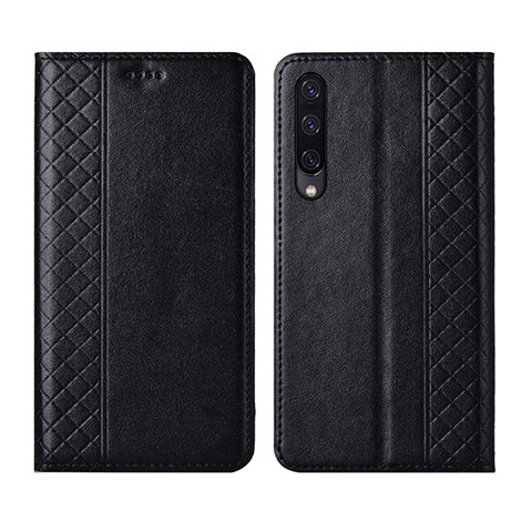 Handytasche Stand Schutzhülle Leder Hülle L12 für Huawei P Smart Pro (2019) Schwarz