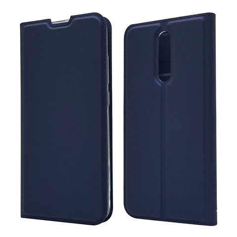 Handytasche Stand Schutzhülle Leder Hülle L14 für Xiaomi Redmi 8 Blau