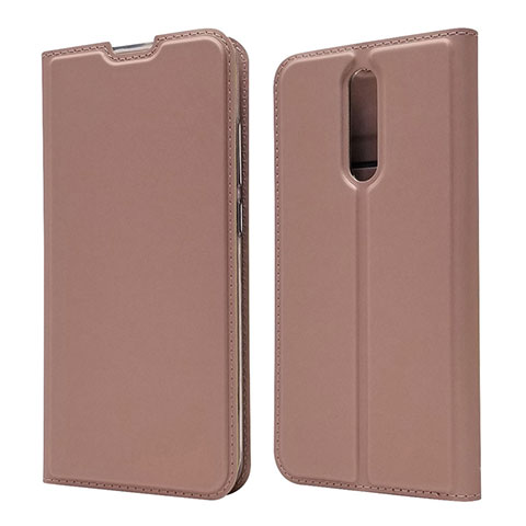 Handytasche Stand Schutzhülle Leder Hülle L14 für Xiaomi Redmi 8 Rosegold