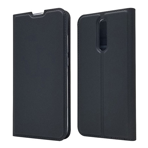 Handytasche Stand Schutzhülle Leder Hülle L14 für Xiaomi Redmi 8 Schwarz