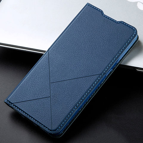 Handytasche Stand Schutzhülle Leder Hülle L14 für Xiaomi Redmi 8A Blau