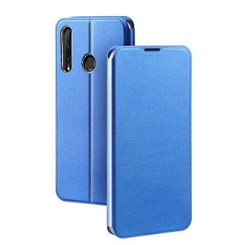 Handytasche Stand Schutzhülle Leder Hülle T01 für Huawei P Smart+ Plus (2019) Blau