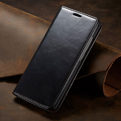 Handytasche Stand Schutzhülle Leder Hülle T01 für Huawei P30 Pro Schwarz